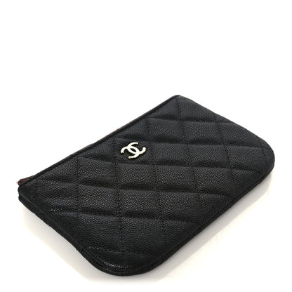 Chanel Caviar Quilted Small Cosmetic Case Black 4 of 8
