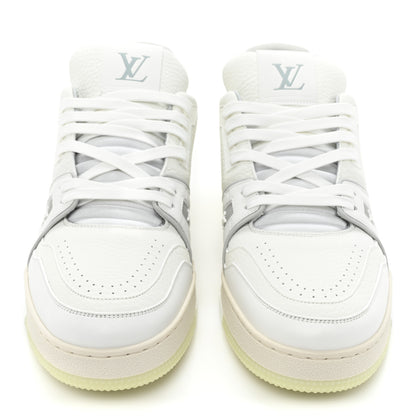 Louis Vuitton Calfskin Mens LV Trainer Sneakers 9.5 White 2 of 10