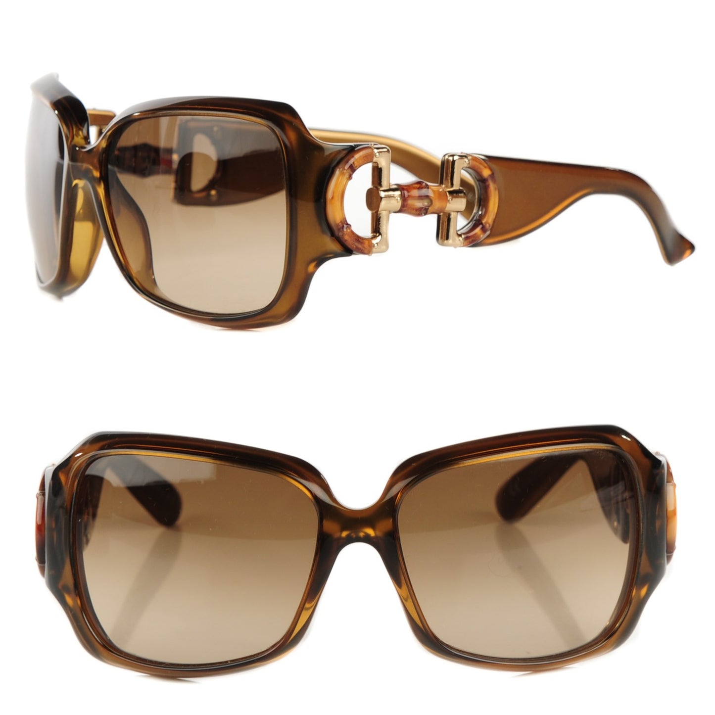Bamboo Horsebit Sunglasses Tortoise GG 2969/S Brown