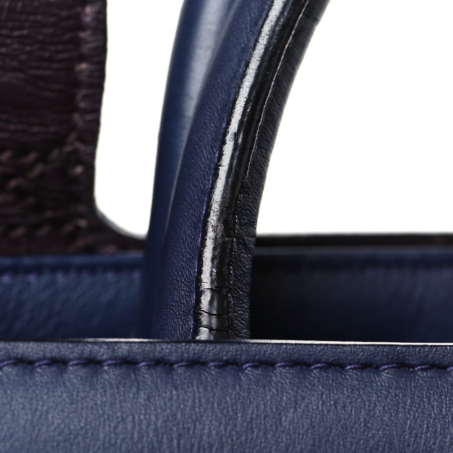 Christian Dior Smooth Calfskin Medium Diorever Flap Navy 9 of 10