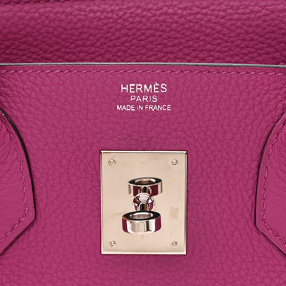 Hermes Togo Birkin 30 Rose Pourpre 6 of 11