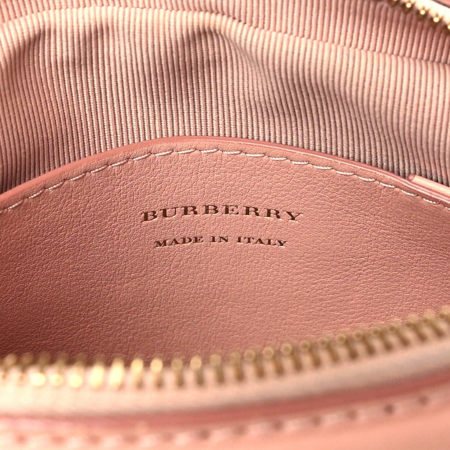 Smooth Calfskin 1983 Knight Check Link Camera Bag Peach