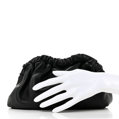 Mansur Gavriel Lambskin Cloud Clutch Black Flamma 2 of 7