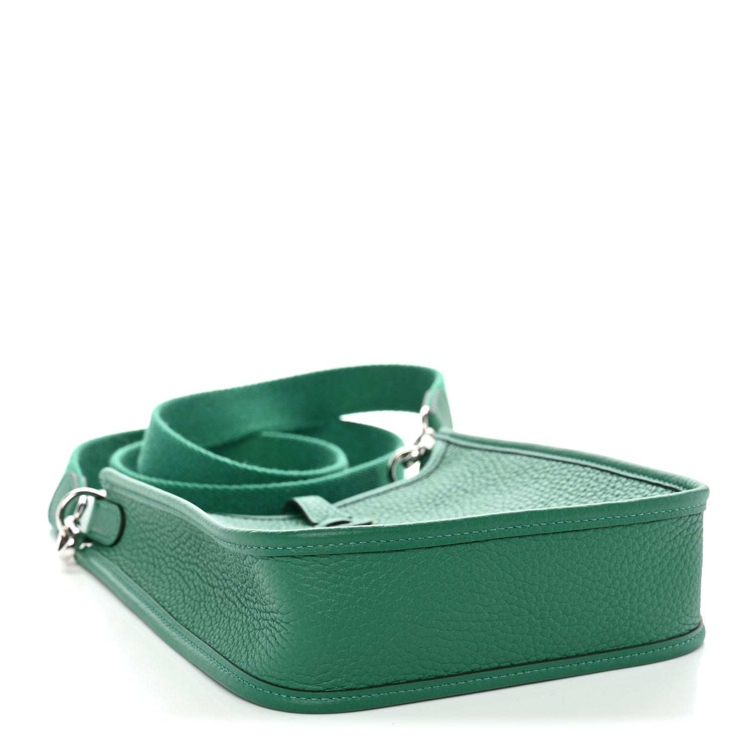 Hermes Taurillon Clemence Evelyne TPM Vert Vertigo 3 of 10