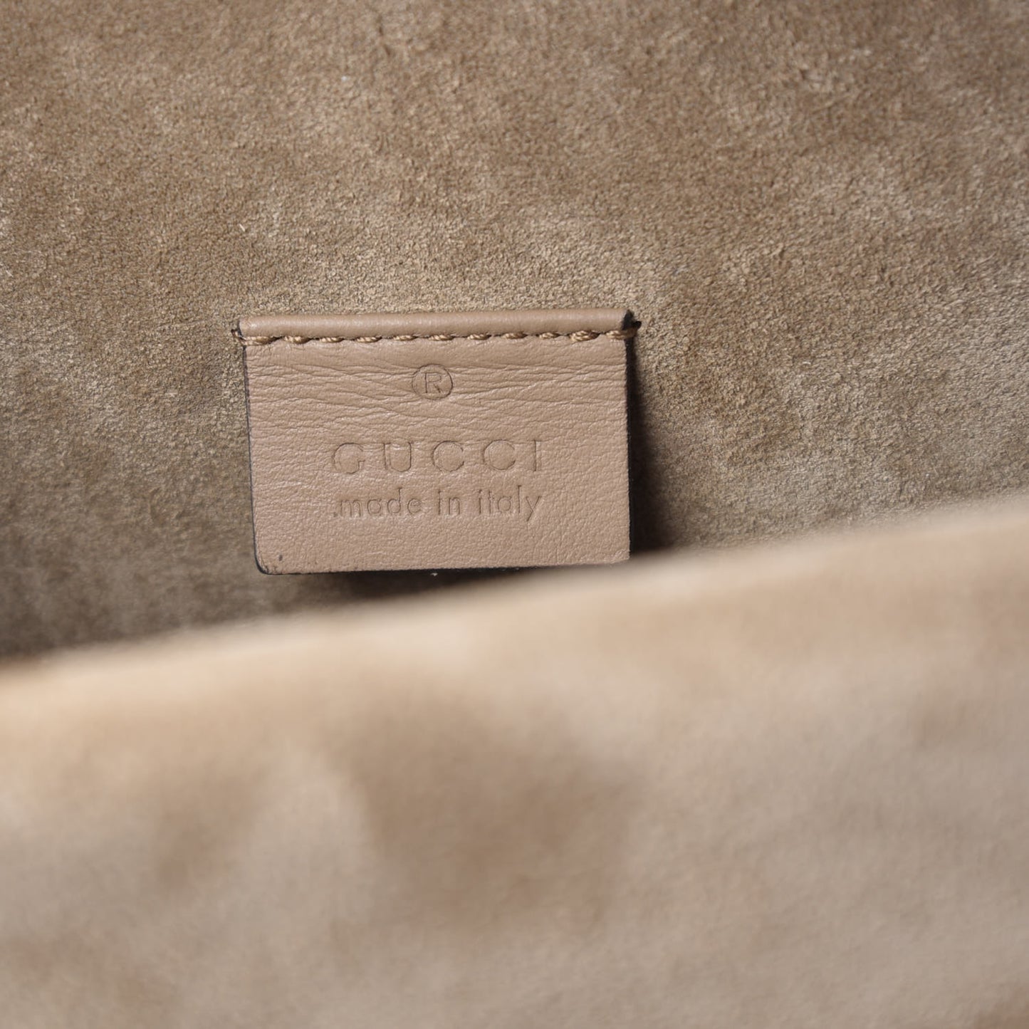 GG Supreme Monogram Mini Dionysus Shoulder Bag Taupe