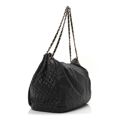 Chanel Vinyl XL Rock and Chain Flap Black 3 of 10