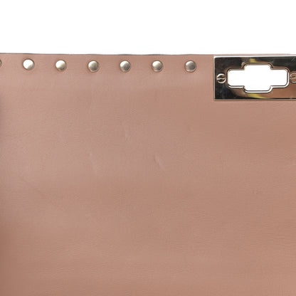 Valentino Garavani Nappa Large Rockstud Spike Shoulder Bag Soft Noisette 13 of 13