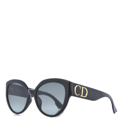 Christian Dior Acetate DDiorF Cat Eye Sunglasses Black 1 of 9