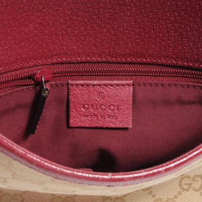 Gucci Monogram Eclipse Messenger Bag Red 5 of 9