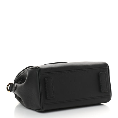 Versace Grained Calfskin Small La Medusa Top Handle Bag Black Lilac 4 of 8