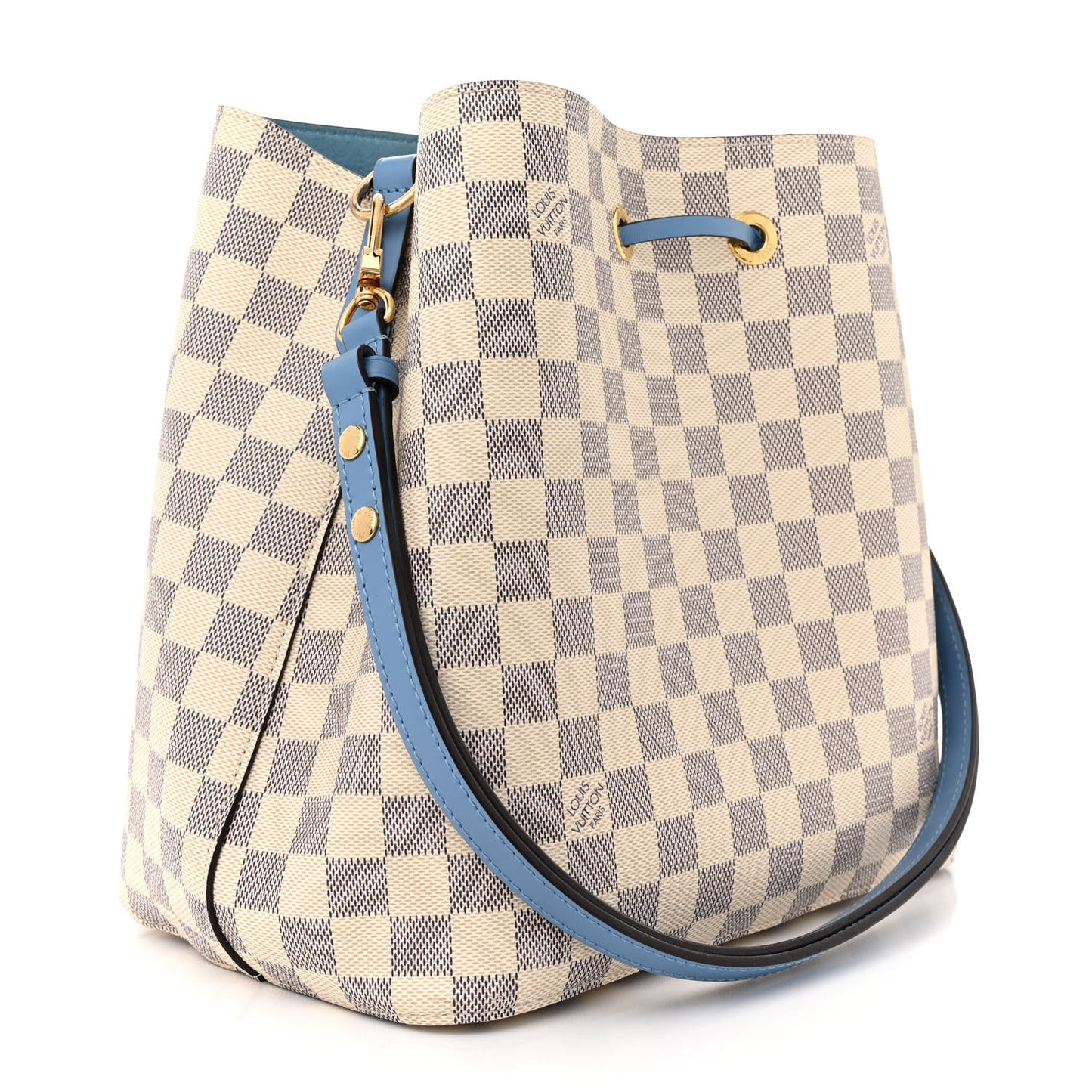 Damier Azur Neonoe MM Bleuet
