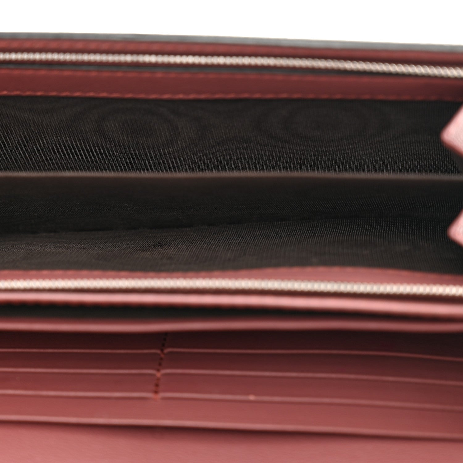 Gucci GG Supreme Monogram Blooms Dionysus Chain Clutch Wallet Beige Multicolor Dry Rose 6 of 13