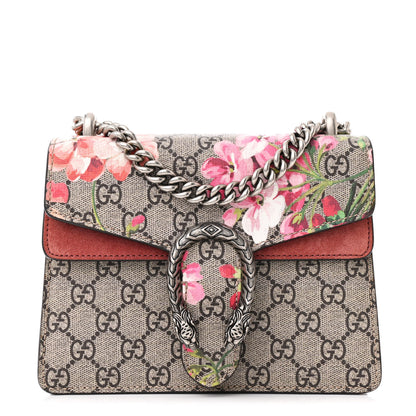Gucci GG Supreme Monogram Blooms Mini Dionysus Shoulder Bag Beige Multicolor Dry Rose 1 of 13