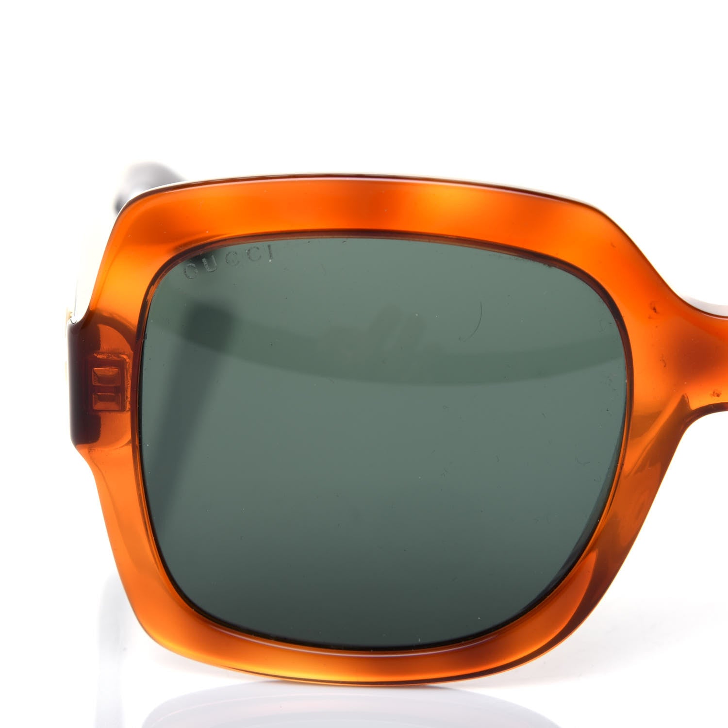Gucci Oversize Square Web GG 0036S Havana 7 of 8