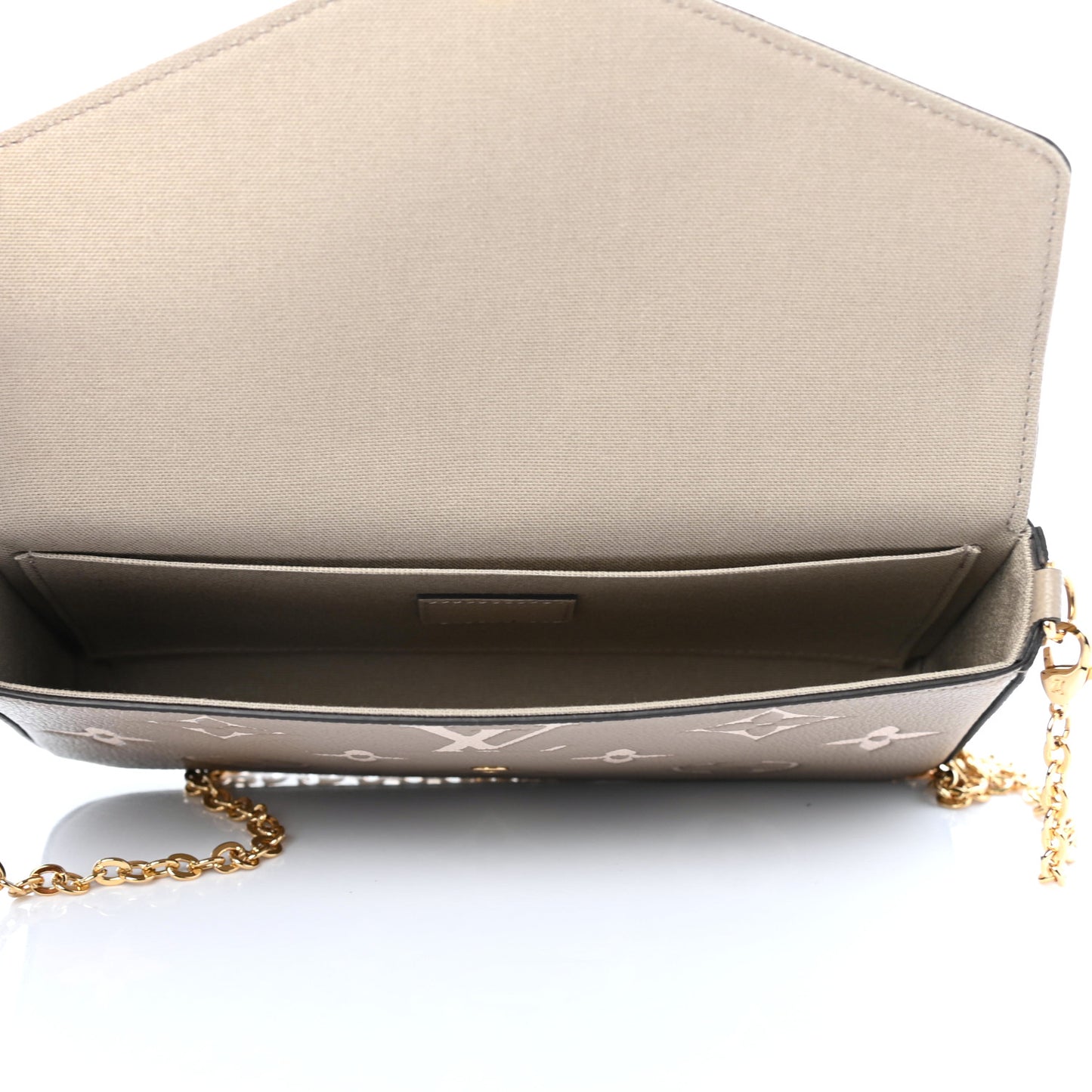 Empreinte Monogram Giant Felicie Pochette Tourterelle Creme