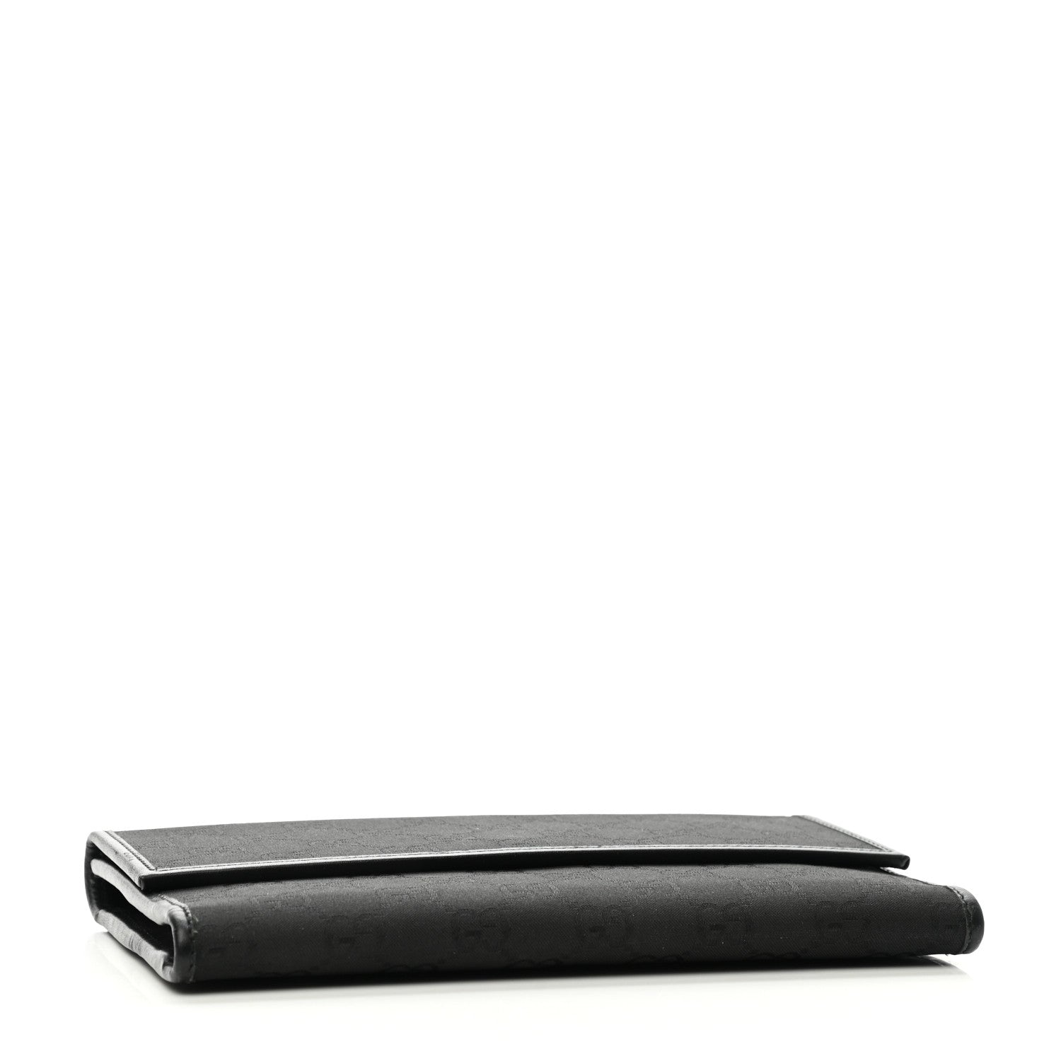 Gucci Monogram Nylon Continental Wallet Black 4 of 10