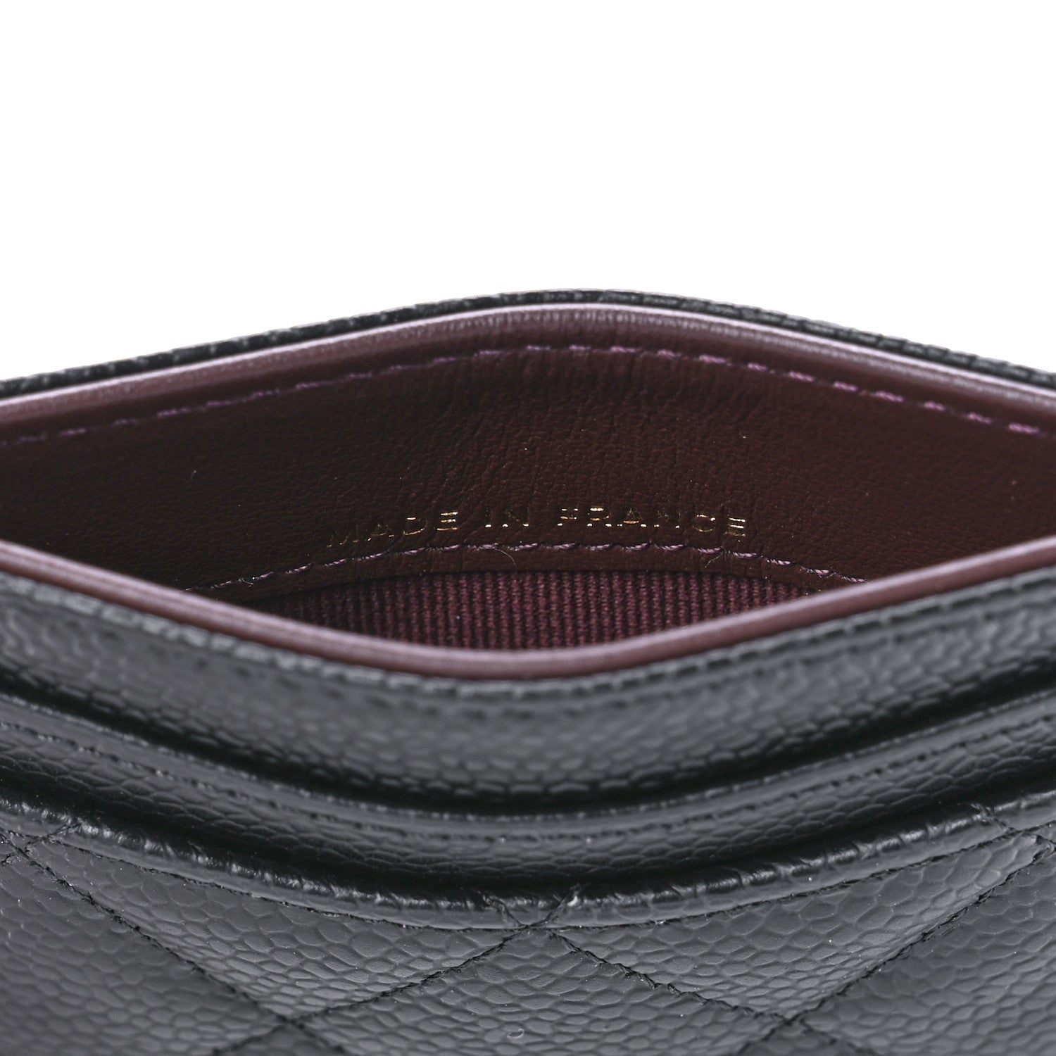 Chanel Caviar Quilted Card Holder Black 6 of 10