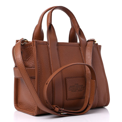 Marc Jacobs Grained Calfskin Small The Tote Bag Argan Oil 3 of 9