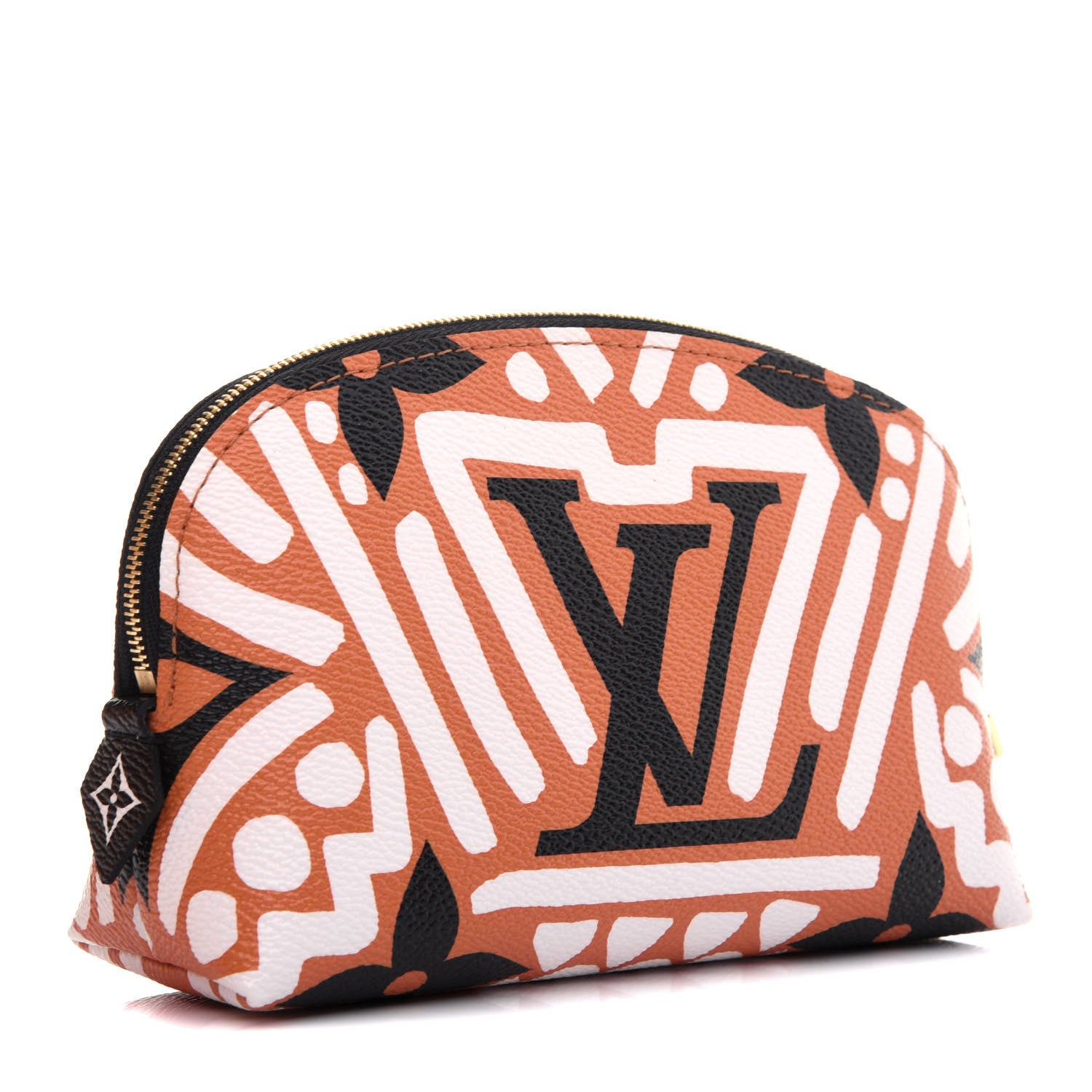 Louis Vuitton Monogram Giant Crafty Cosmetic Pouch Crème Caramel 3 of 9