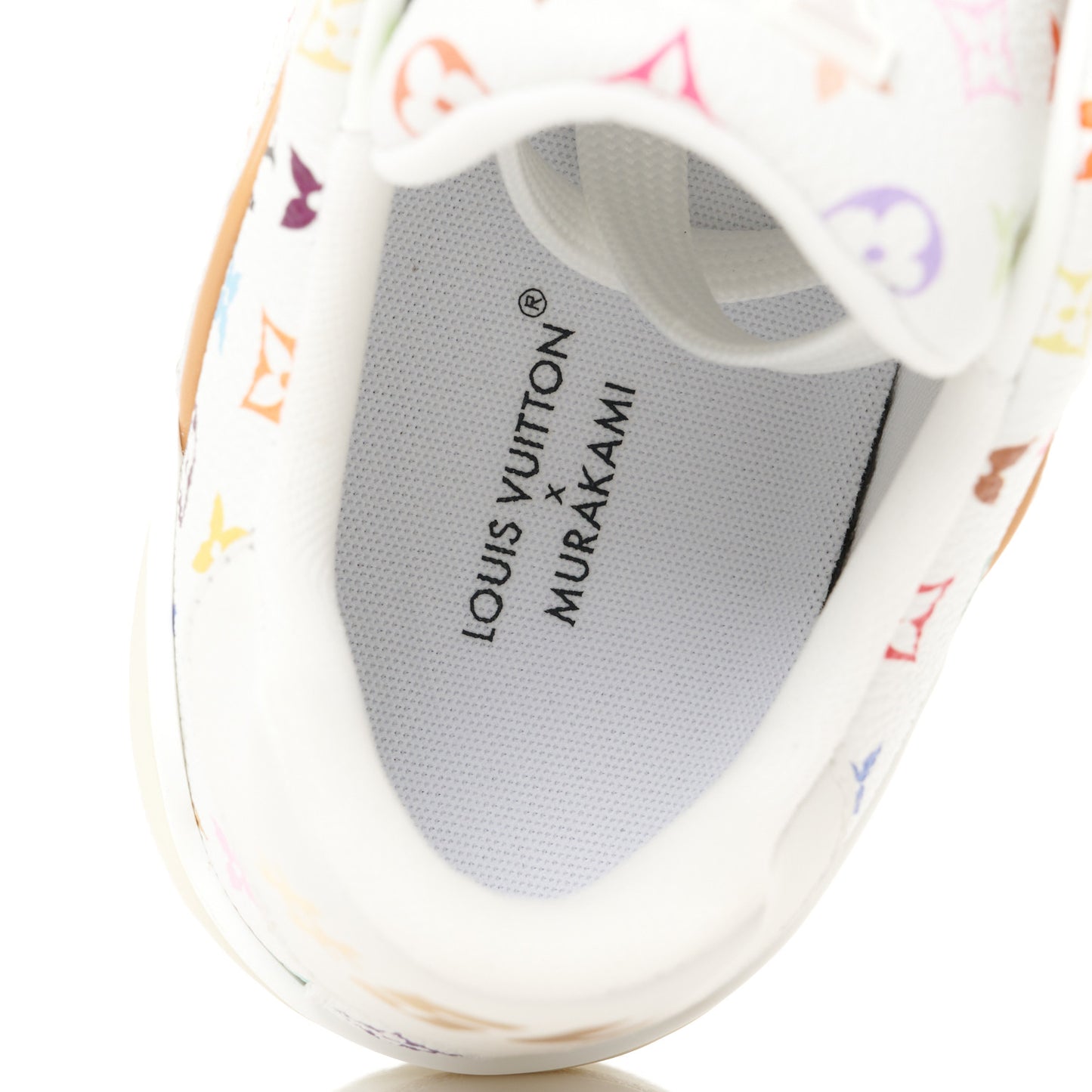 LV X TM Calfskin Monogram LV Trainer Sneakers 37 Multicolor White