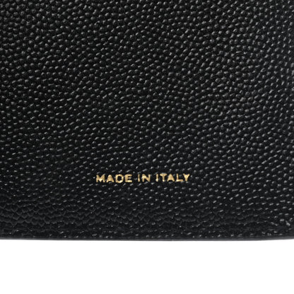 Saint Laurent Grain De Poudre Monogram Bi-Fold Wallet Black 7 of 10