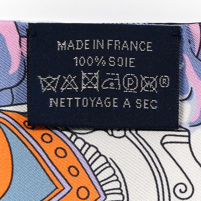 Hermes Silk Sur Mon Nuage Twilly Bleu Black Mauve 4 of 4