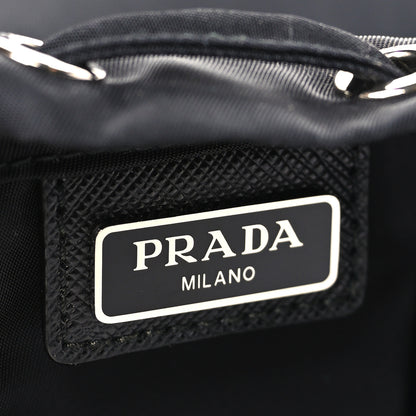Prada Nylon Vela Drawstring Pouch Black 6 of 8