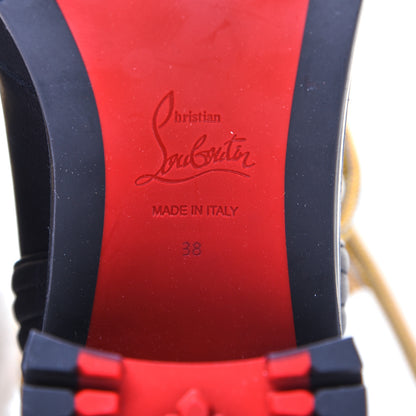 Christian Louboutin Calfskin Shearling Yetita 70 Hiker Booties 38 Black 8 of 10