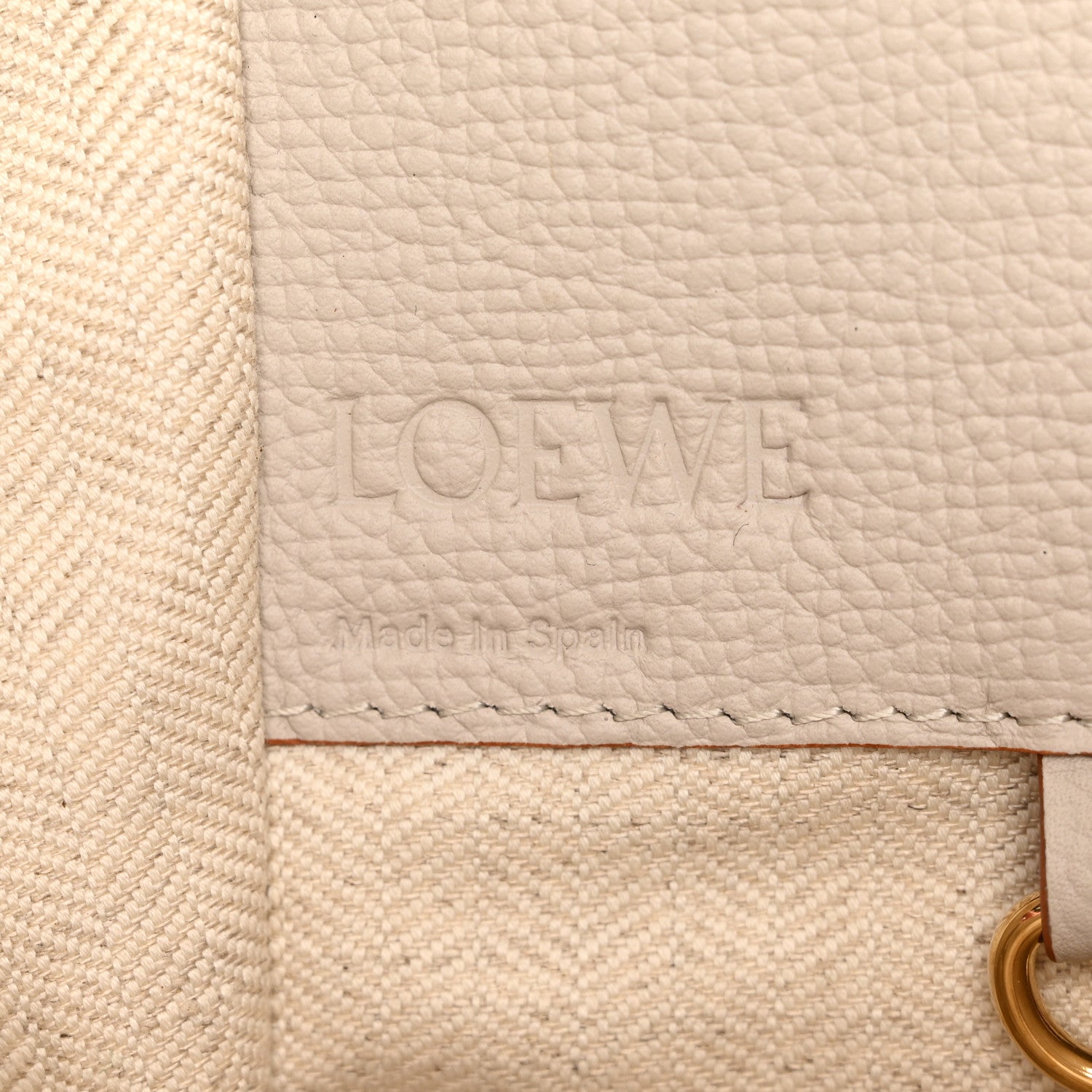 Loewe Grained Calfskin Small Hammock Shoulder Bag Light Ghost 6 of 10