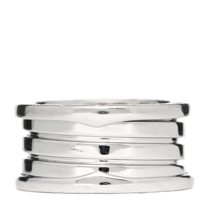 Bulgari 18K White Gold B.Zero1 Four-Band Ring 56 7.5 1 of 5