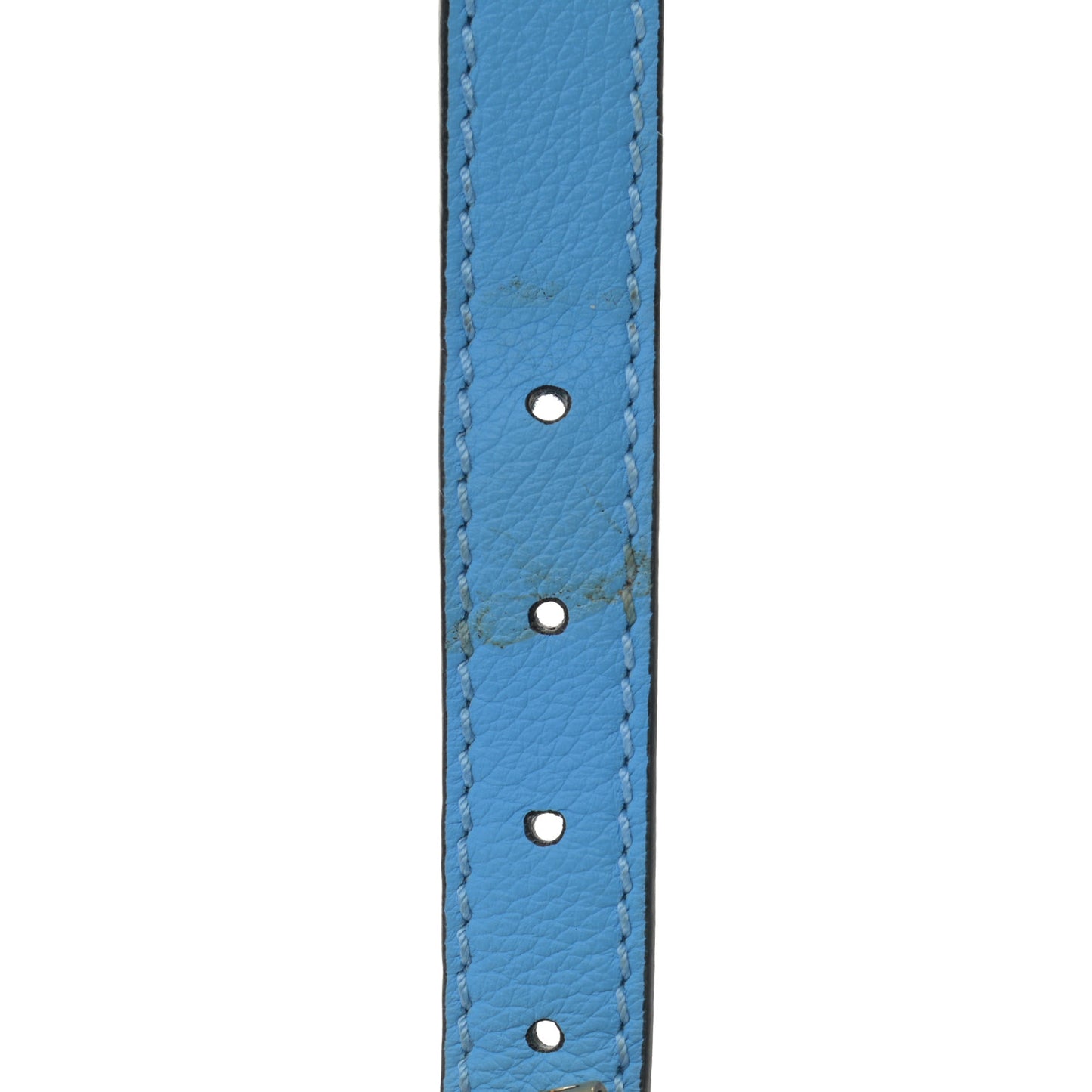 Grained Calfskin Medusa Camera Bag Blue