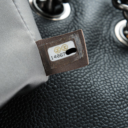 Chanel Caviar Quilted Coco Casual Flap Black 7 of 7