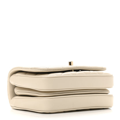 Chanel Lambskin Quilted Mini Citizen Chic Flap Ivory 4 of 11