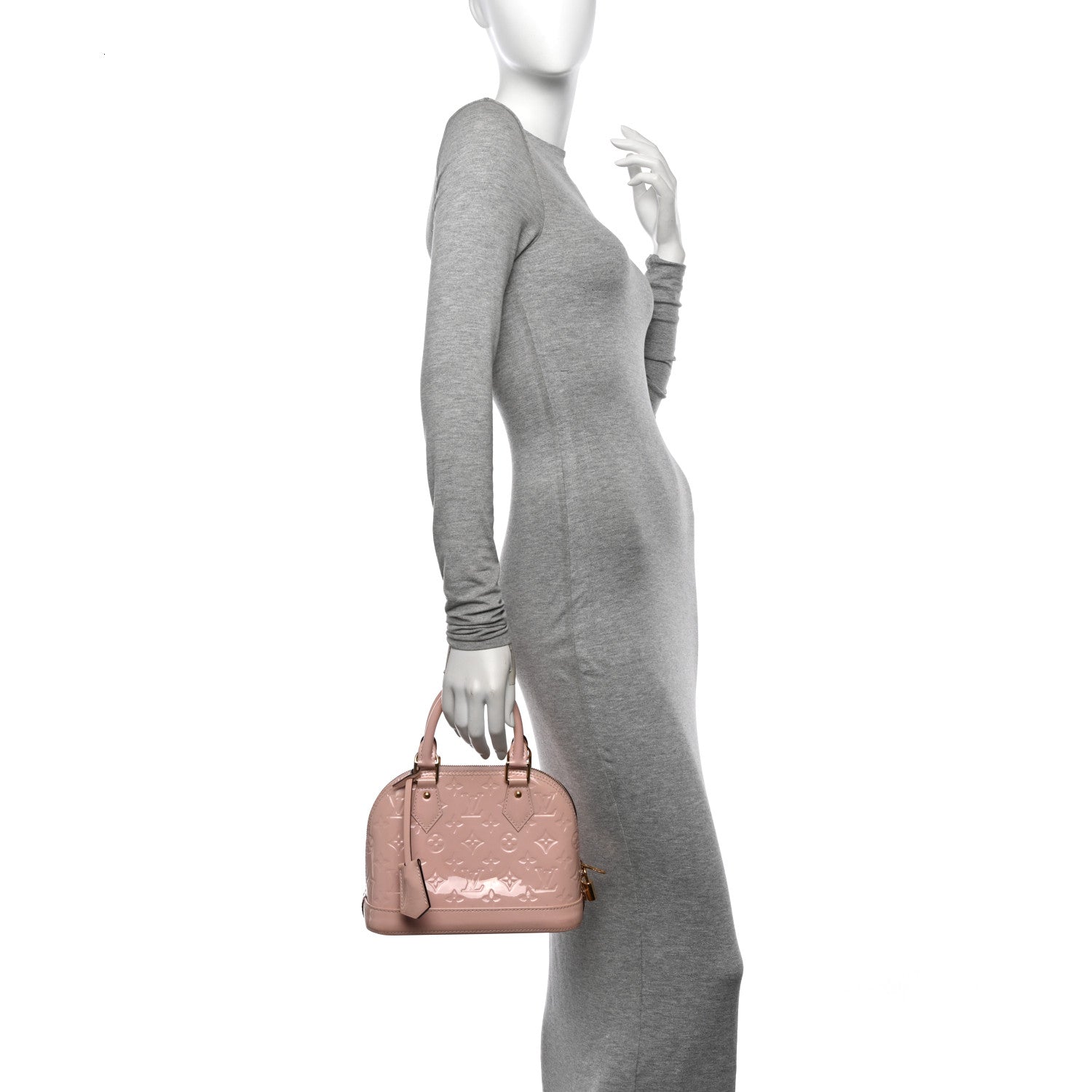 Louis Vuitton Vernis Alma BB Rose Ballerine 2 of 10