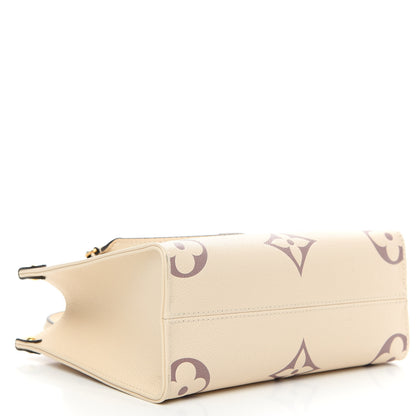 Louis Vuitton Empreinte Monogram Giant Onthego PM Creme Bois De Rose 4 of 9