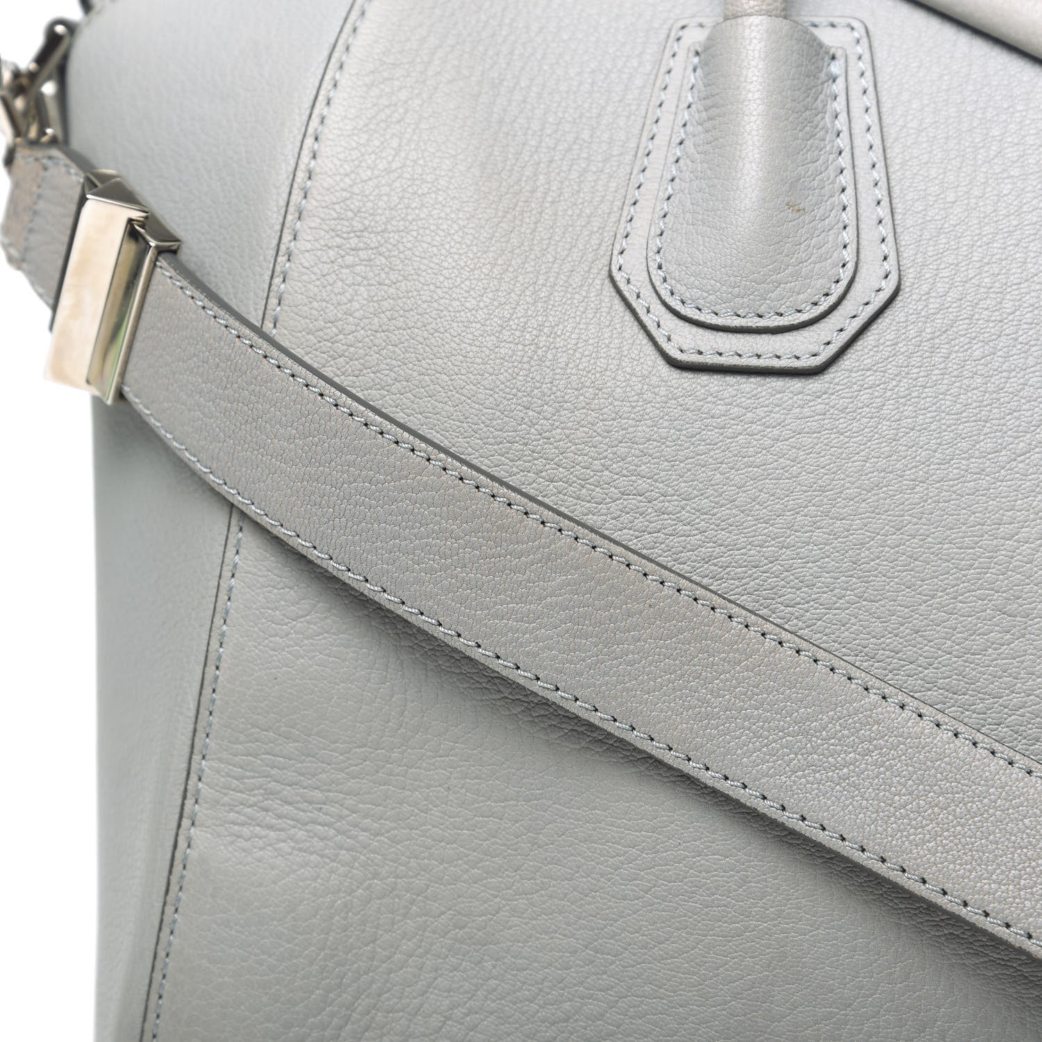 Givenchy Sugar Goatskin Medium Antigona Pearl Grey 10 of 17