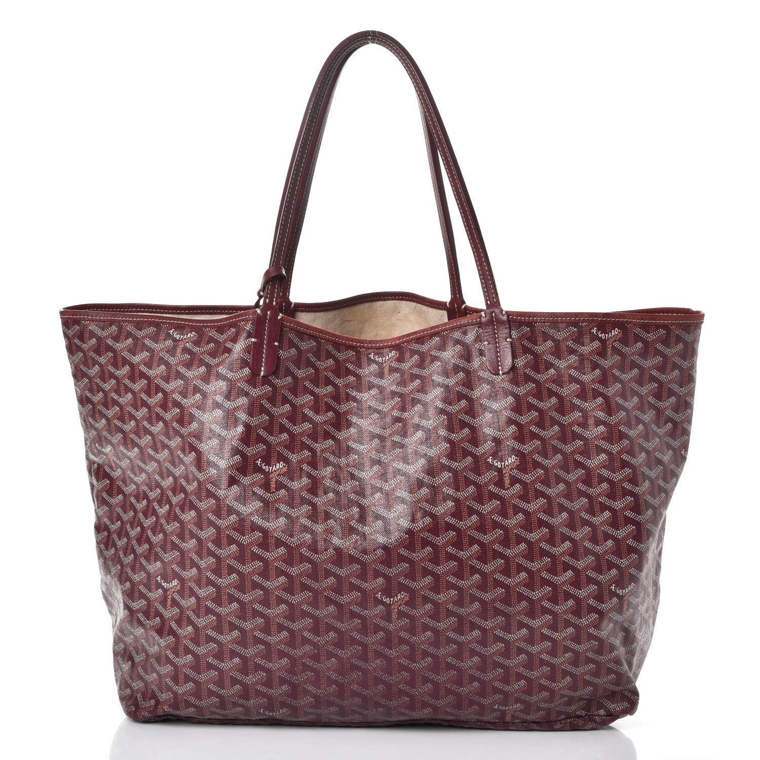 Goyard Goyardine Saint Louis GM Burgundy 5 of 17