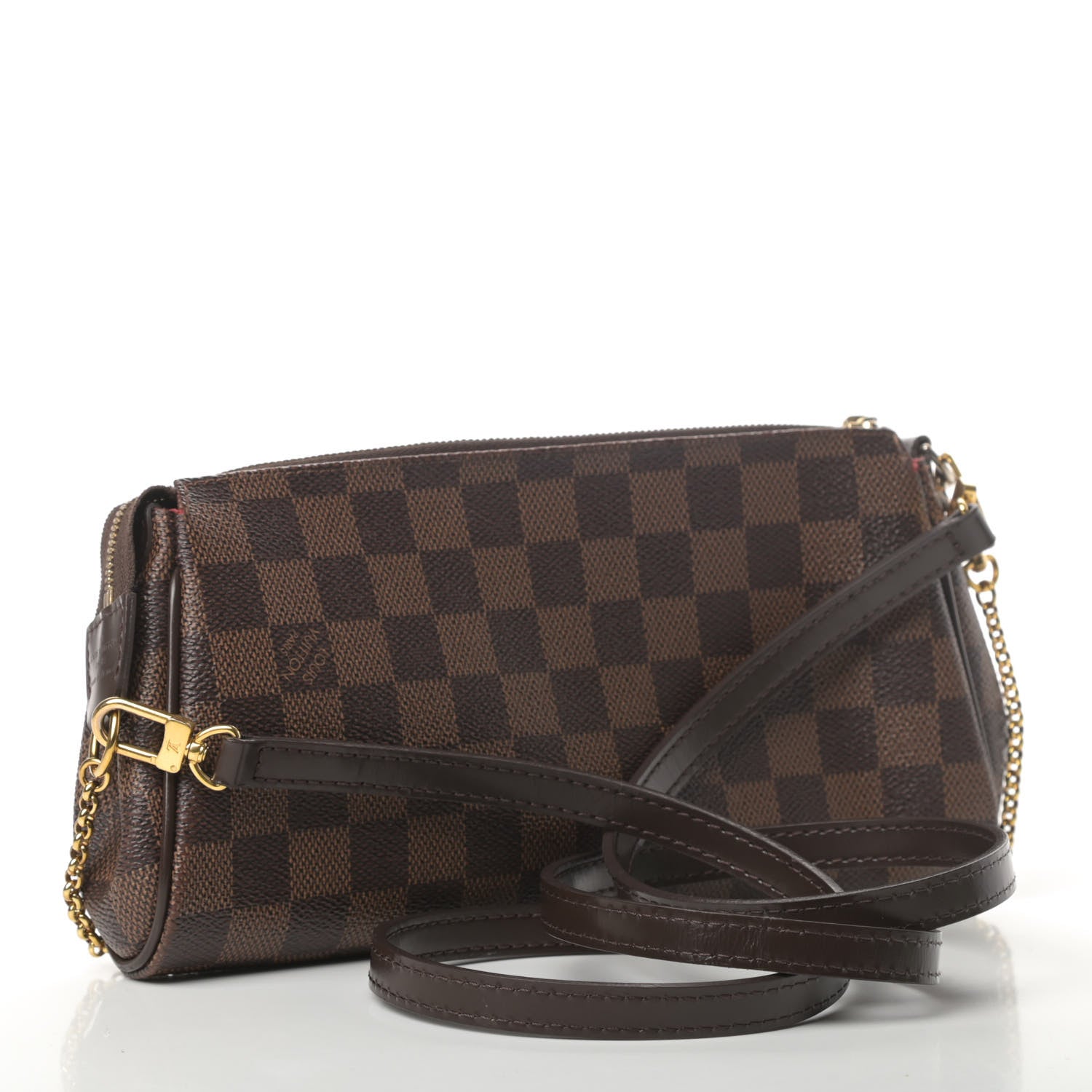 Louis Vuitton Damier Ebene Eva Clutch 3 of 10