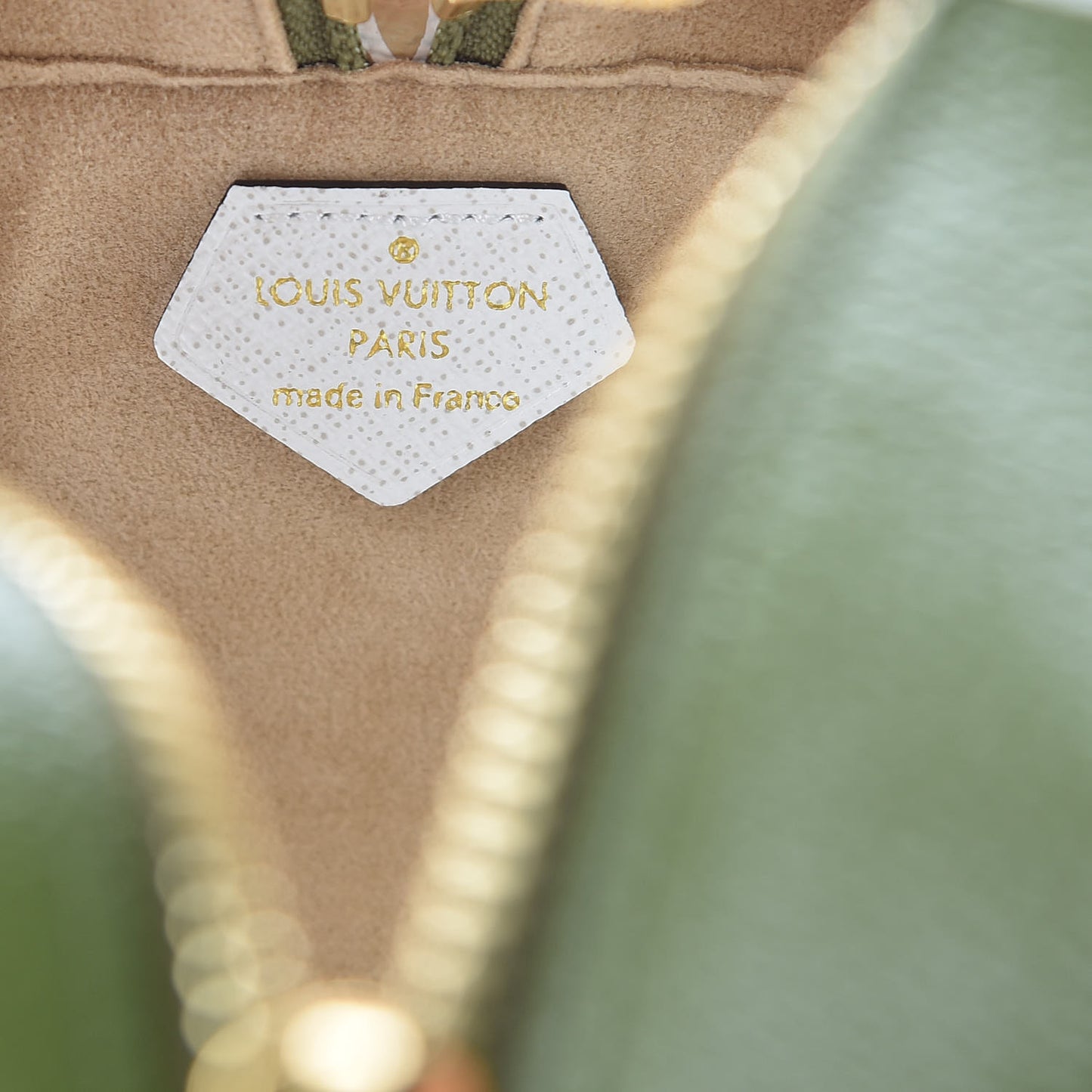 Monogram Giant Beach Pouch Kaki