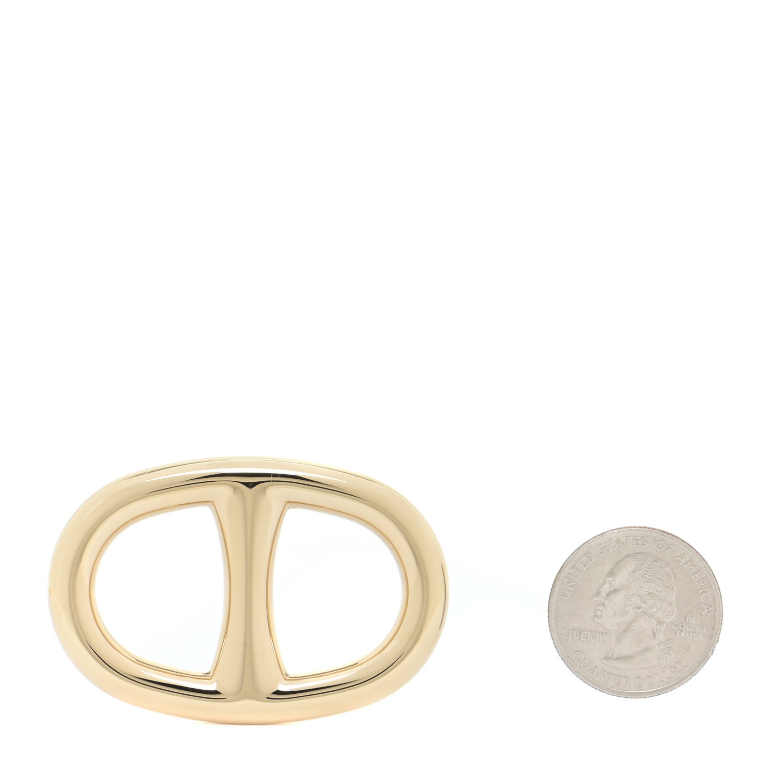 Hermes Permabrass Chaine D'Ancre Scarf Ring 2 of 4
