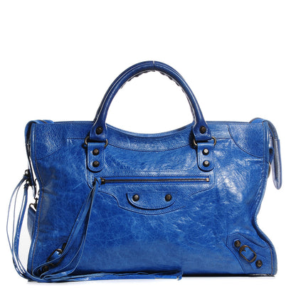 Balenciaga Chevre Classic Hardware City French Bleu 1 of 15