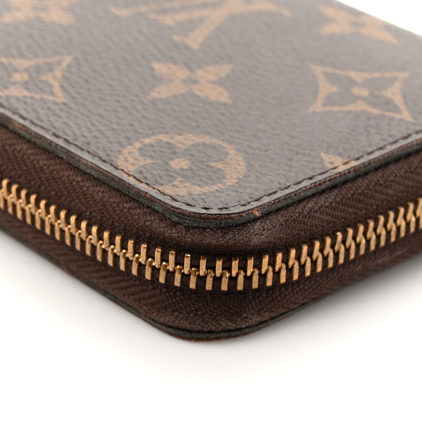 Monogram Clemence Wallet Rose Ballerine