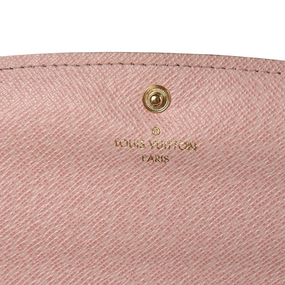 Louis Vuitton Monogram Emilie Wallet Rose Ballerine 7 of 10