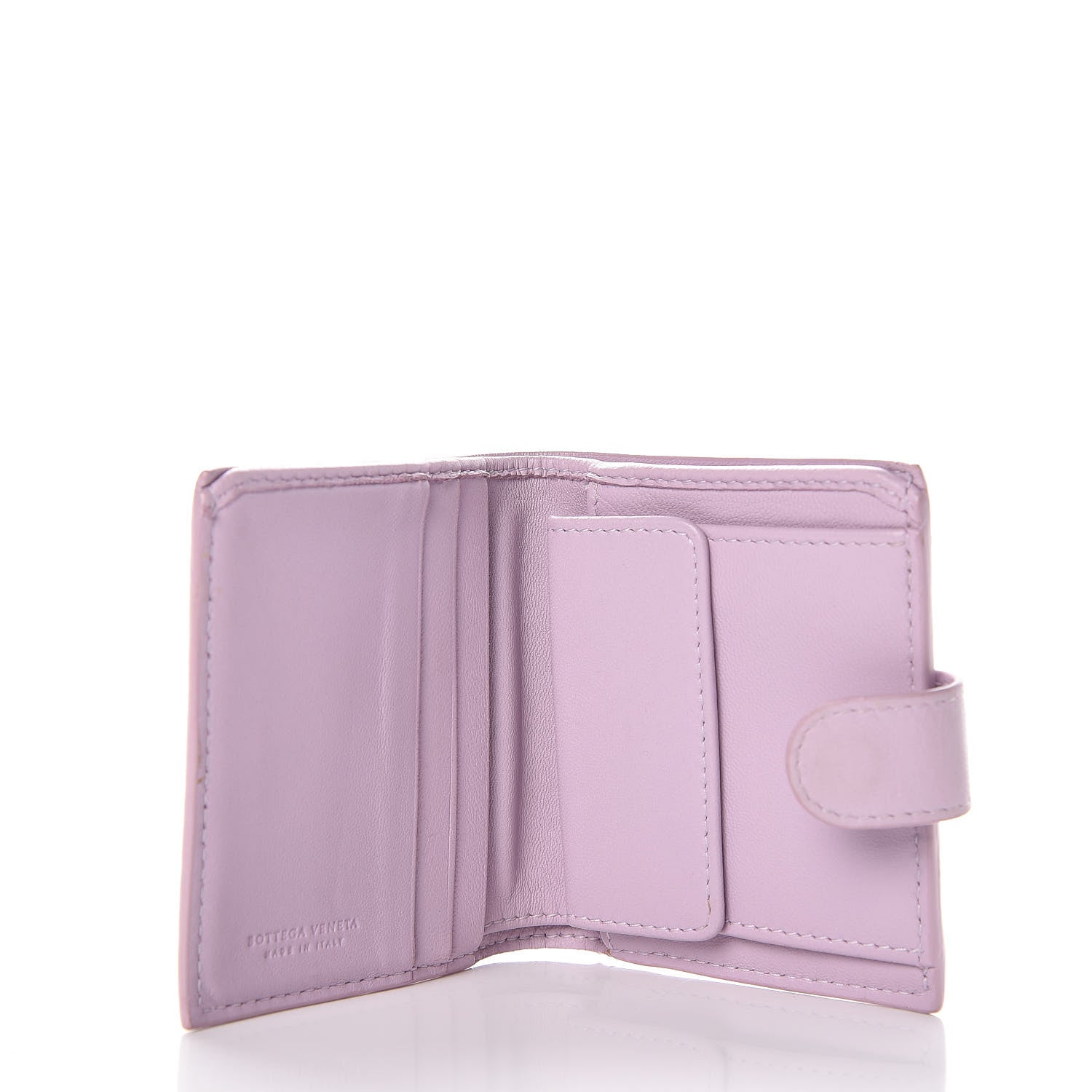 Bottega Veneta Nappa Intrecciato French Compact Wallet Parme 5 of 9