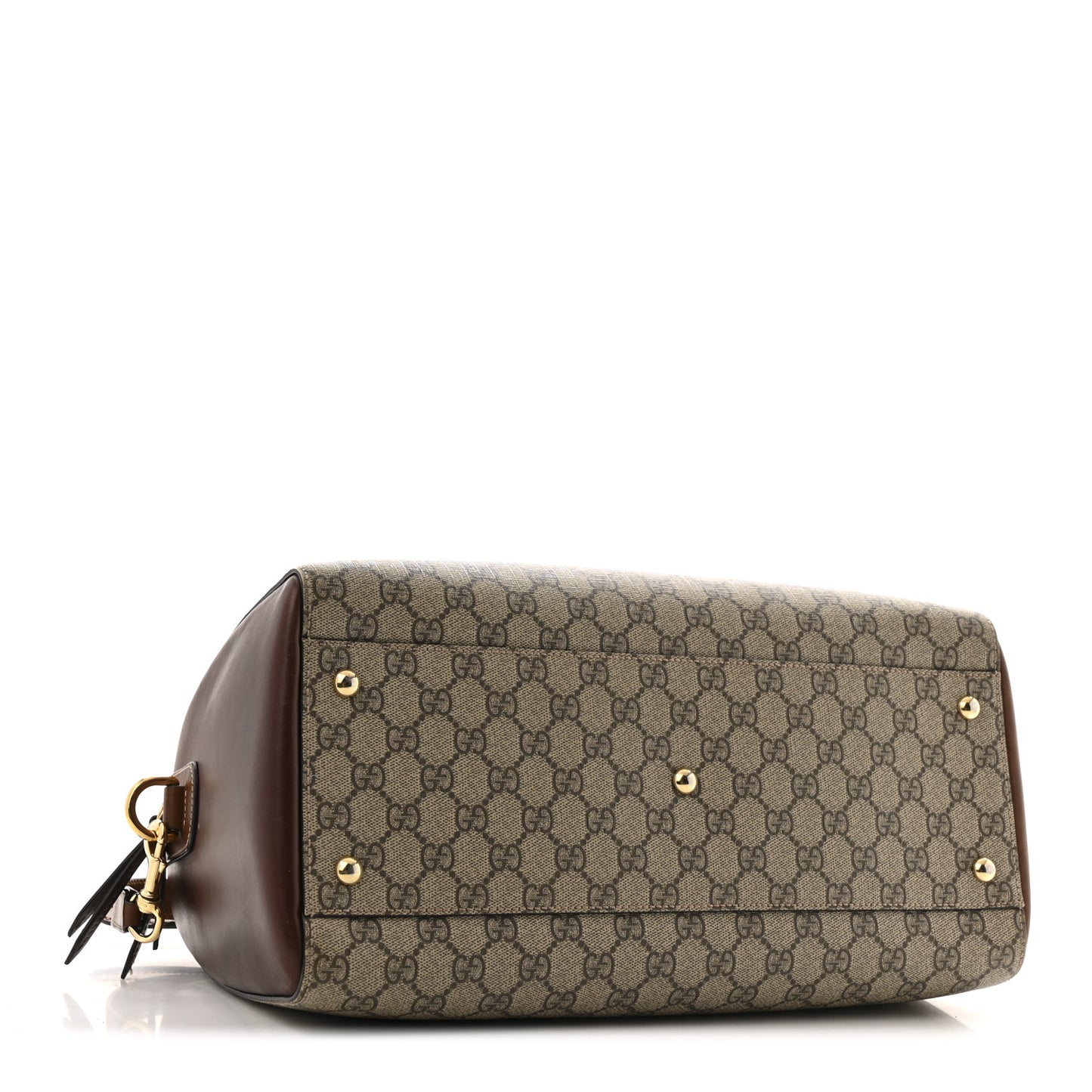 GG Supreme Monogram Medium Boston Beige Cuir
