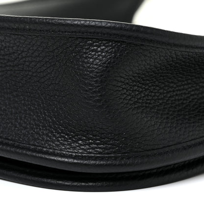 Hermes Taurillon Clemence Evelyne II PM Black 8 of 9