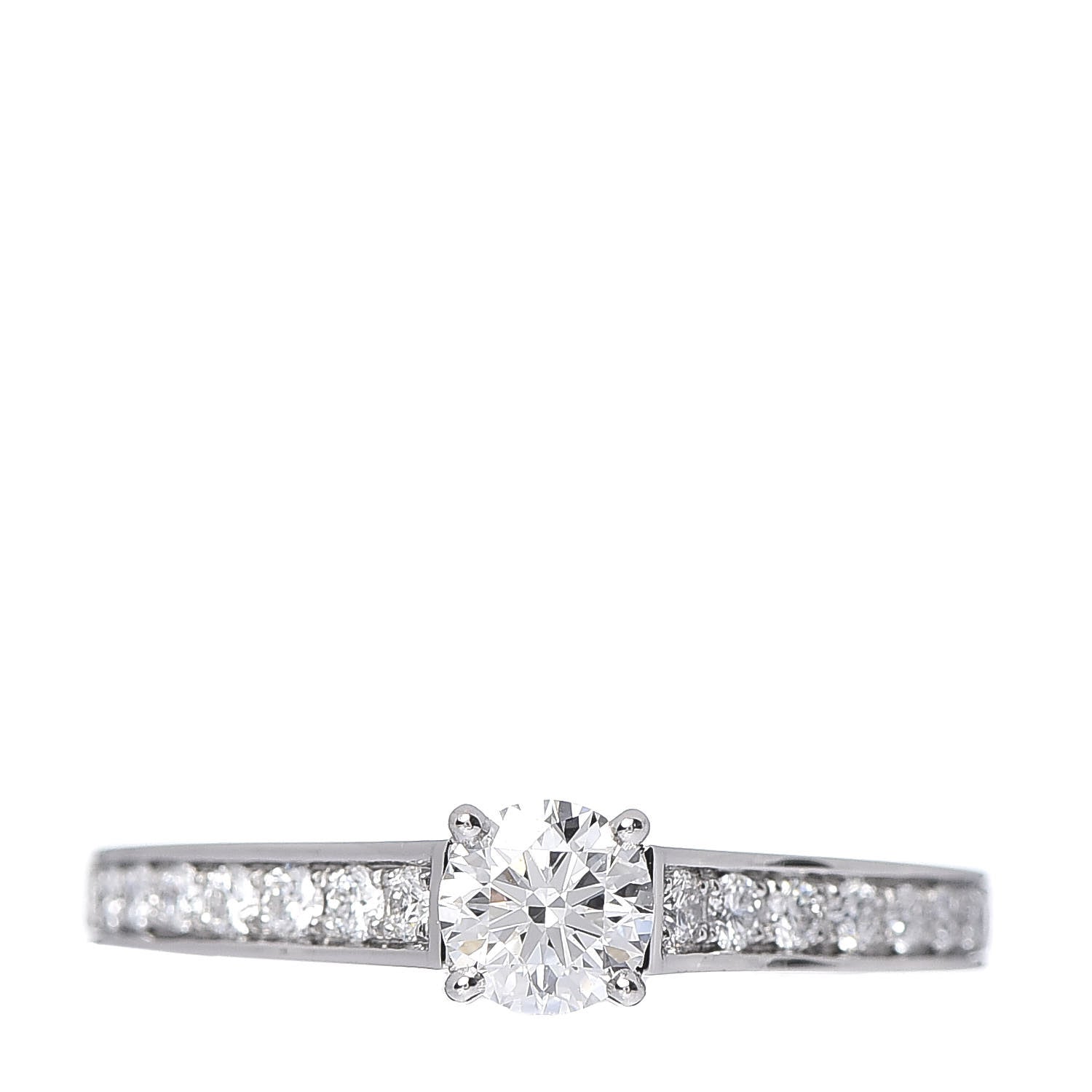 Cartier Platinum Diamond .35ct 1895 Solitaire Engagement Ring 52 6 1 of 6