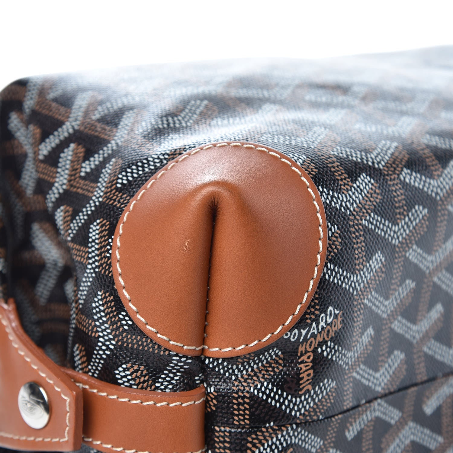 Goyard Goyardine Boeing 25 Trousse de Toilette Black Gold 8 of 10