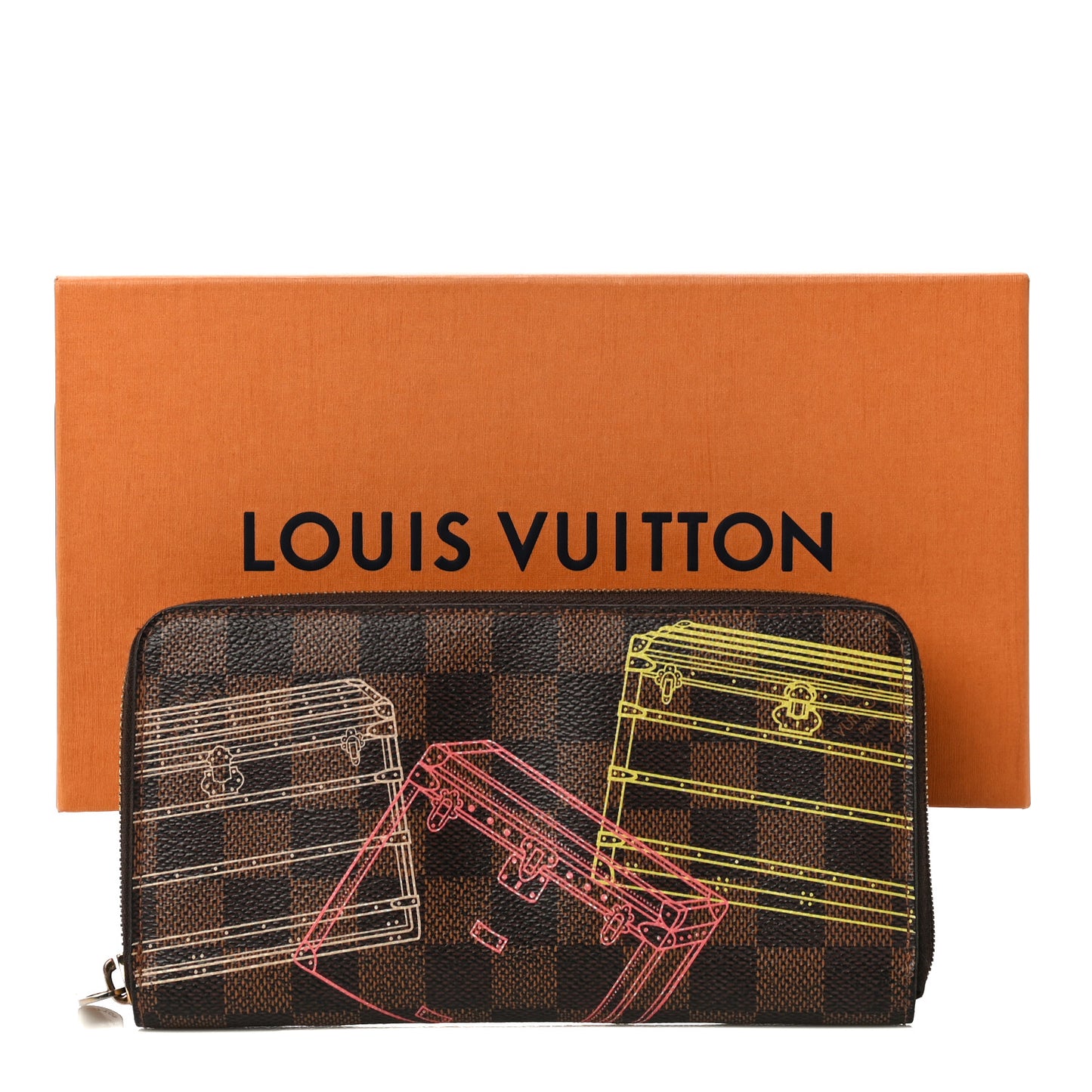 Damier Ebene 2014 Christmas Animation Zippy Wallet
