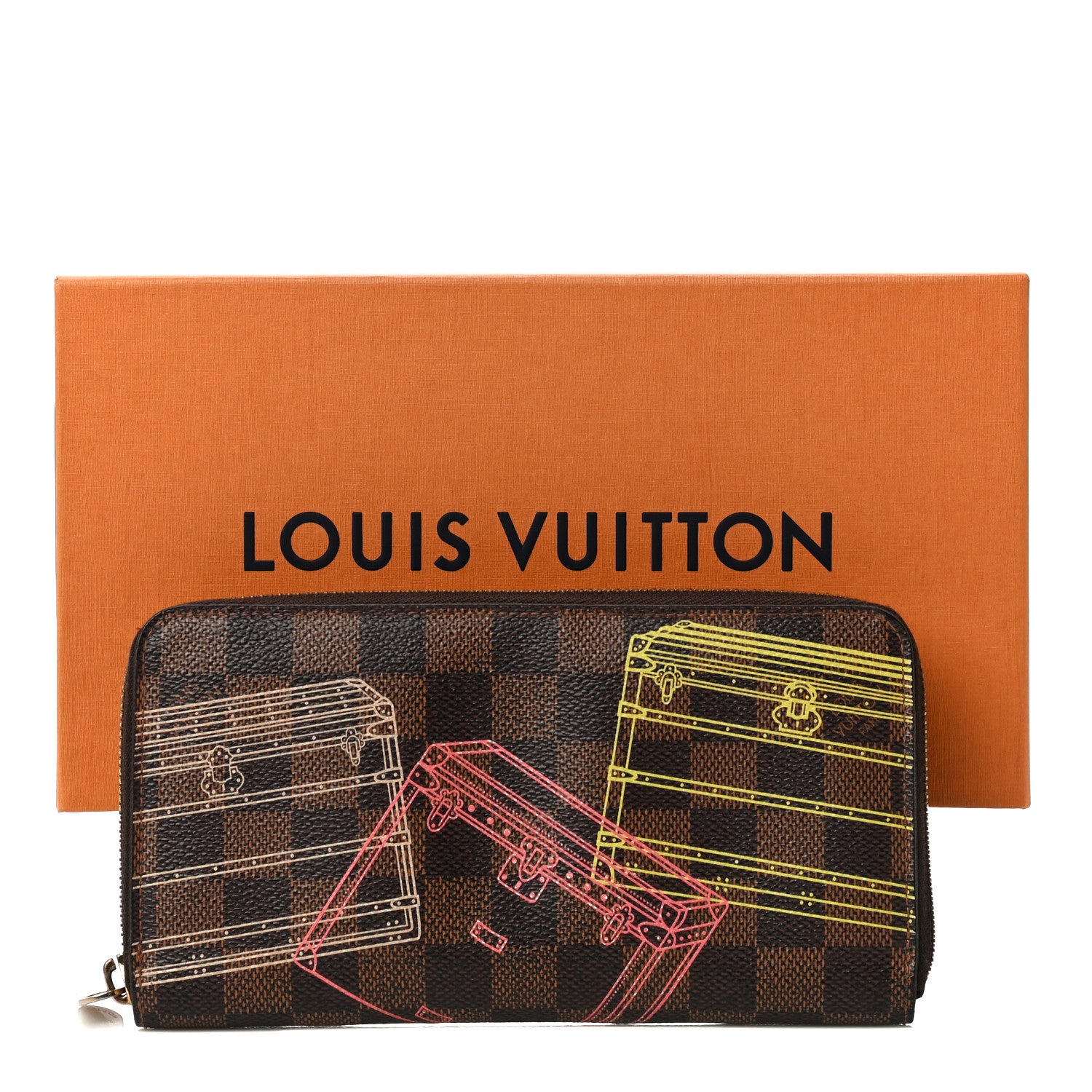 Louis Vuitton Damier Ebene 2014 Christmas Animation Zippy Wallet 10 of 10